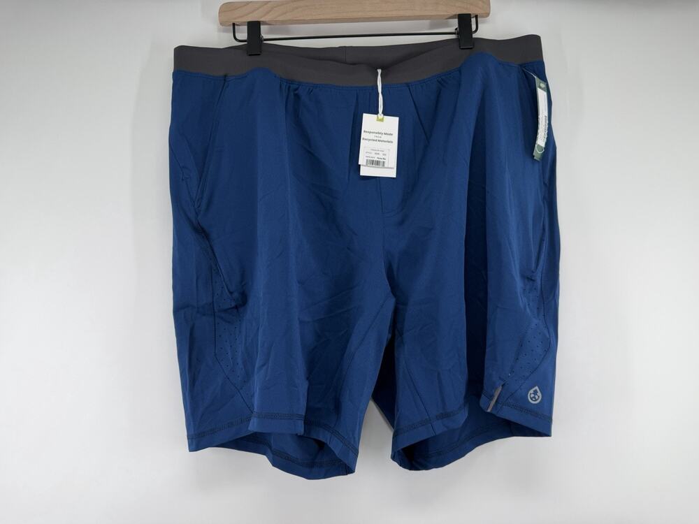 Tasc Performance Men's XXL Blue Velocity 8" Inseam Unlined Shorts NWT
